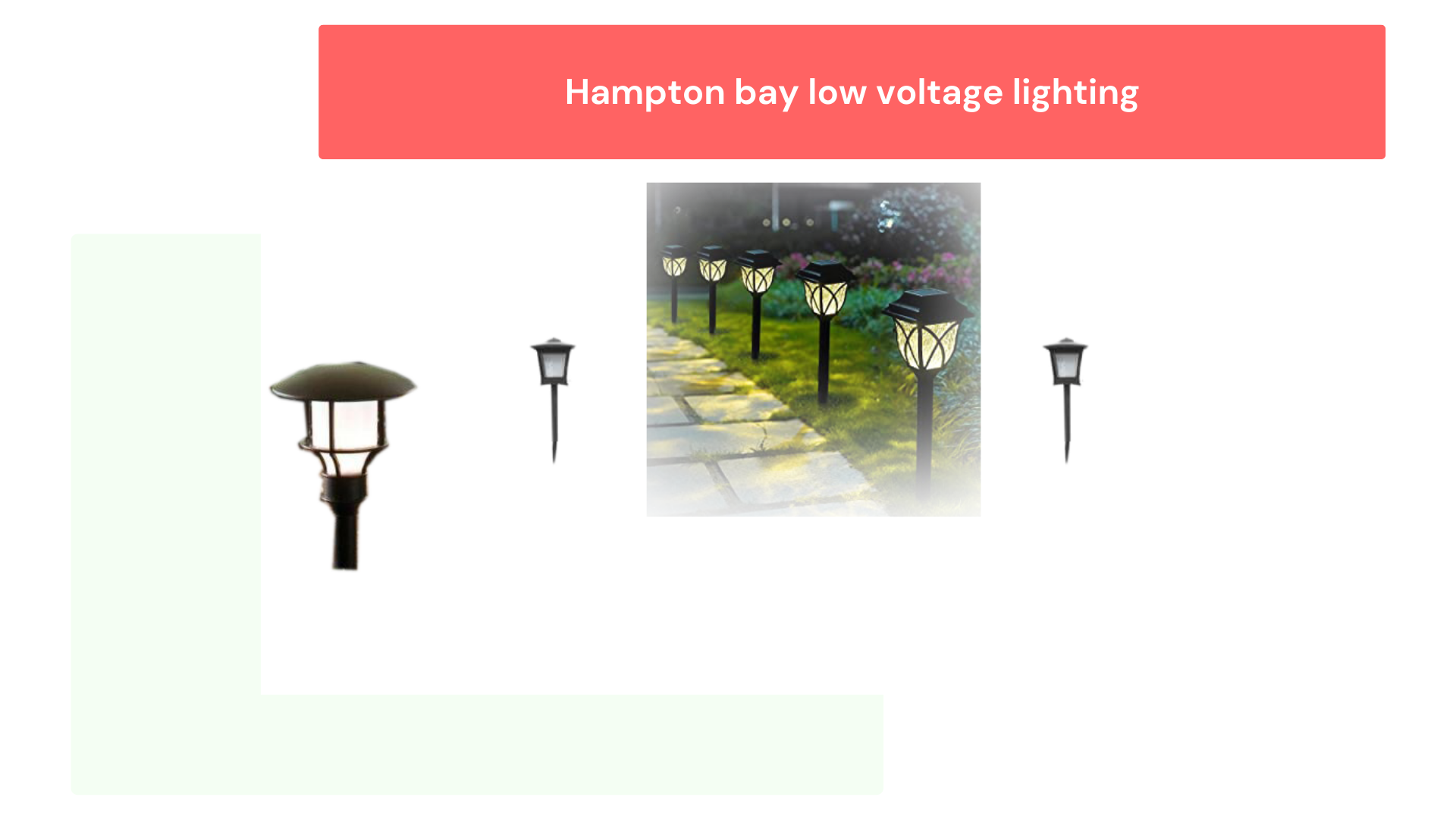 Hampton bay low voltage lighting