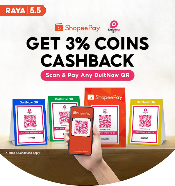 ShopeePay - DuitNow QR cashback
