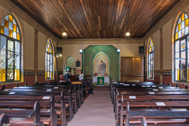 O interior da Christuskirche (Igreja de Cristo)