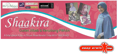 Contoh Spanduk  Toko Jilbab  desain  spanduk  kreatif