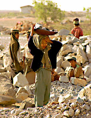 road construction behind Bago