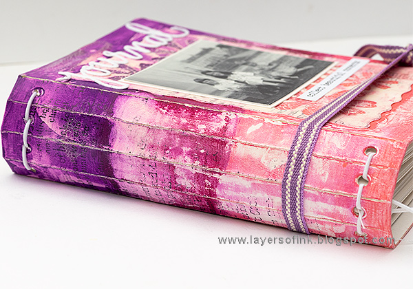 Layers of ink - Wrapped Journal Tutorial by Anna-Karin Evaldsson