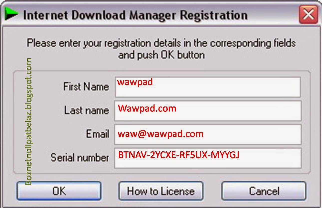 Internet Download Manager Registration Serial Key