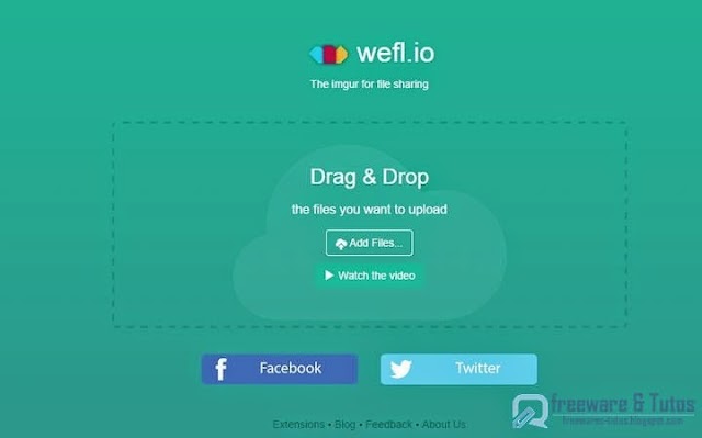 Wefl.io : un service en ligne très pratique pour partager facilement des fichiers