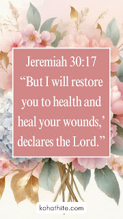 7 Free Healing Bible Verse Cards Printable: Watercolor Floral Portrait Images