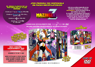 MAZINGER Z BOX 2 DVD