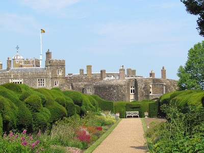 Walmer Castle, Queen Mother, royal residence, summer, gardens, Henry VIII, day trip, English Heritage, UK, visit, tourist, bridge, battlements, defence, old, bricks, fortress, flag, impressive, gardens