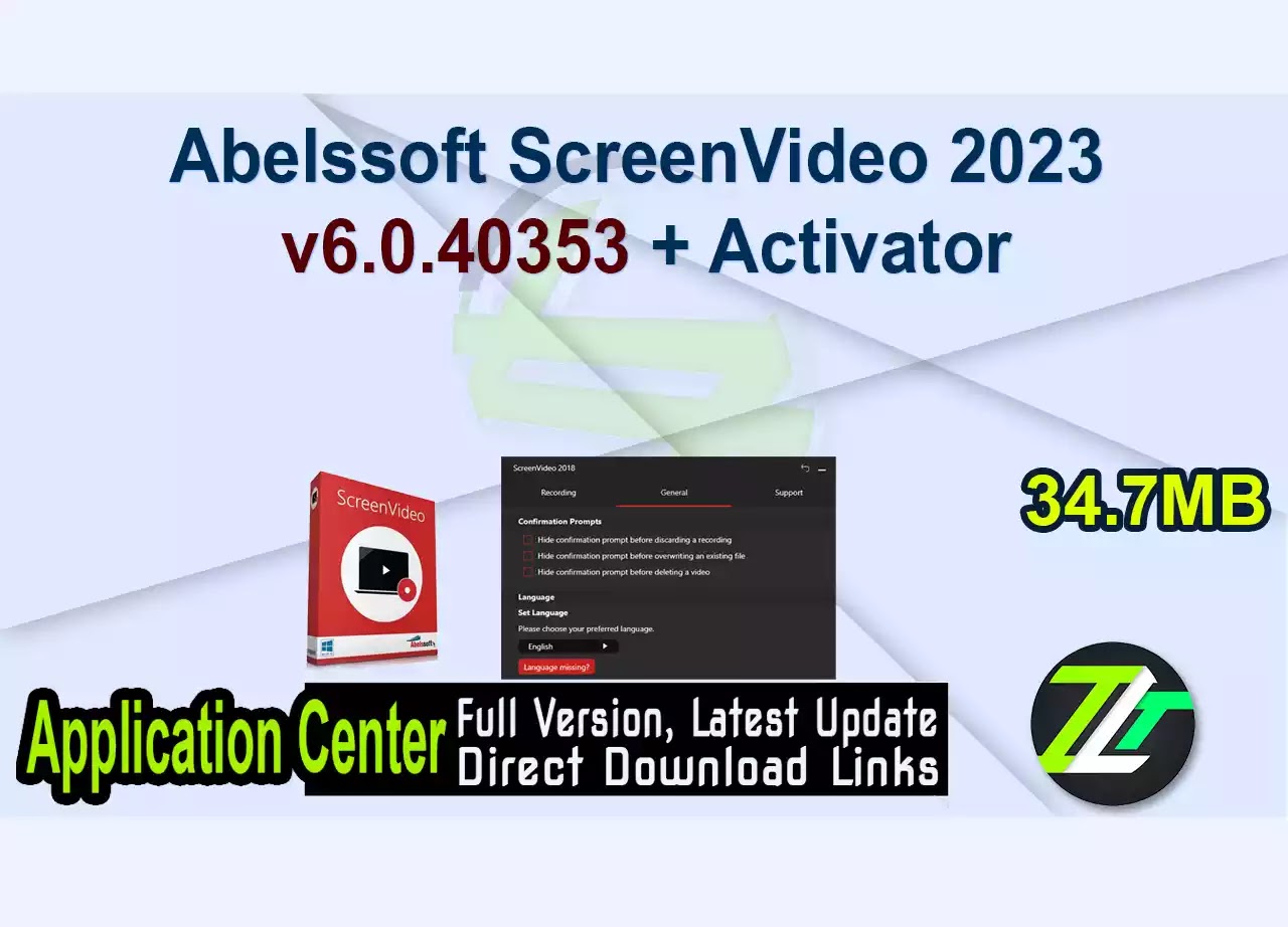 Abelssoft ScreenVideo 2023 v6.0.40353 + Activator