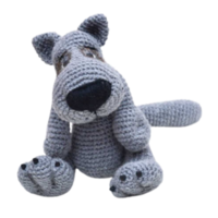 lobo amigurumi patrón gratis