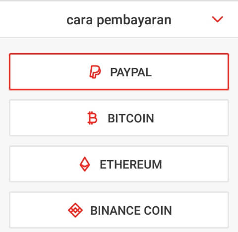 DENT adalah aplikasi yang bisa digunakan untuk membeli Pulsa, Paket Data, dan berbagai Voucher menarik. Anda dapat membeli dengan cara melakukan pembelian koin DENTs, koin DENTs tersebut bisa Anda dapatkan dengan melakukan pembelian melalui PayPal, Bitcoin (BTC), Ethereum (ETH), dan Binance Coin (BNB).