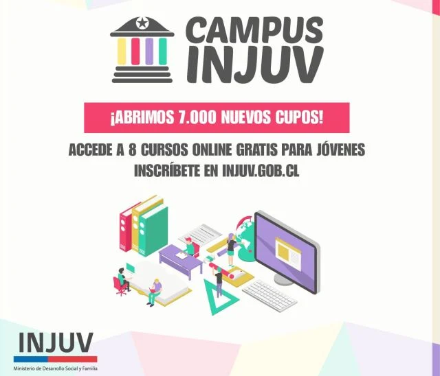 ¡Inscríbete en cursos de formación gratuitos (y online) de INJUV!