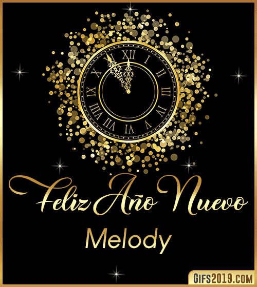 Feliz año nuevo gif melody