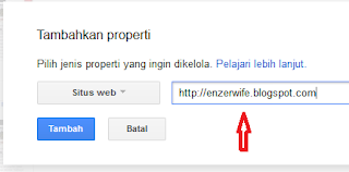 cara mendaftarkan blog ke google webmaster