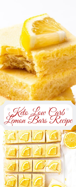 Keto Low Carb Lemon Bars Recipe