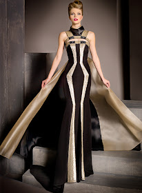 Blanka Matragi 2012 Black and White Evening Dress Collection