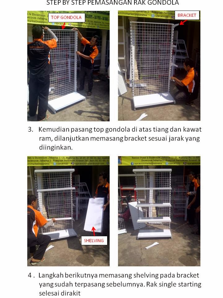 Cara Pemasangan Rak  Minimarket RAK  BESI  SIKU  RAK  TOKO 