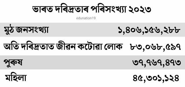 Poverty in India Economics Project for Class 12