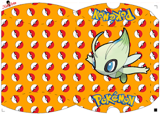 Pokemon Free Printable Pillow Boxes.