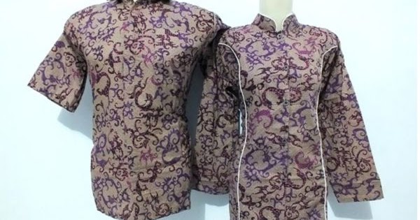 10 Model Baju Batik Kerja Guru Terbaru 1000 Model 