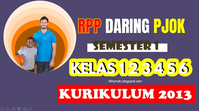 Download Lengkap RPP PJOK Daring Kelas 1 2 3 4 5 6 Semester 1