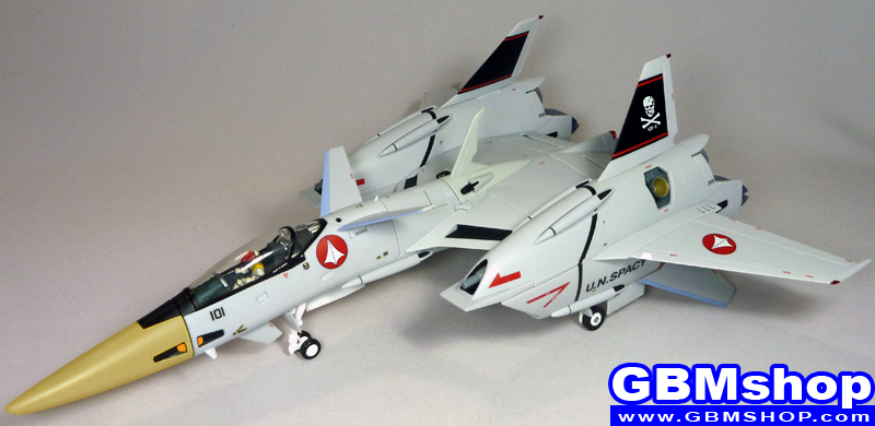 Macross Flashback 2012 VF-4 VF-4G Lightning III Commander Type Hikaru Ichijo Custom Fighter Mode