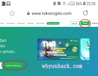 Cara Buat / Daftar Tokocrypto