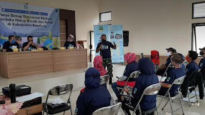 Hadiri FGD Edukasi PHBS, Satgas Citarum Sektor 21 Ajak Semua Komponen Bersinergi Kembalikan Ekosistem DAS Citarum