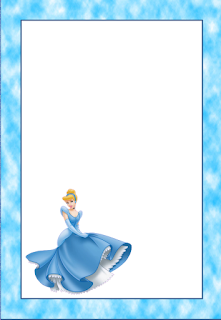 Cinderella Free Printable Frames, Invitations or Cards.