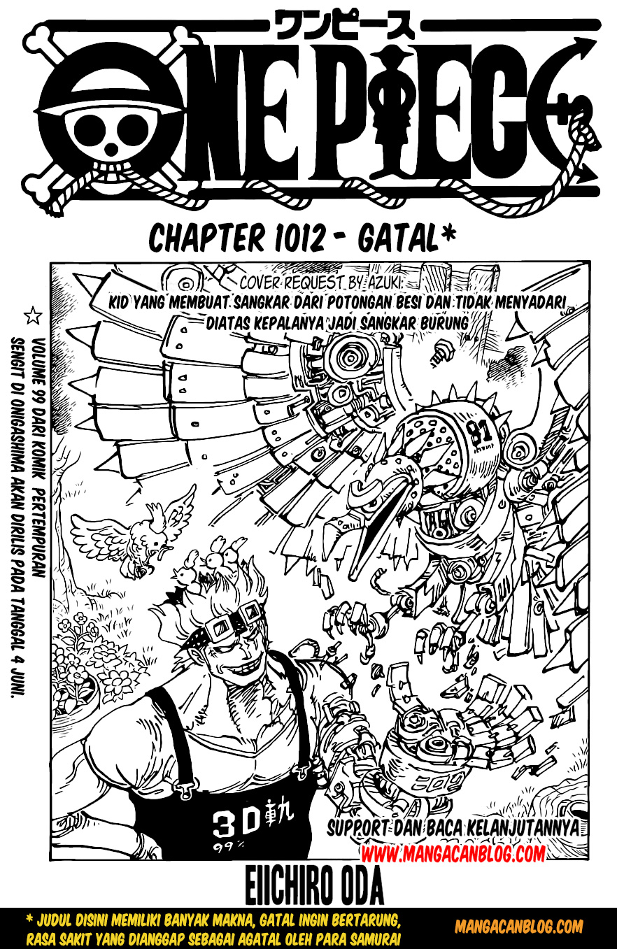 Manga One Piece Chapter 1012 Bahasa Indonesia