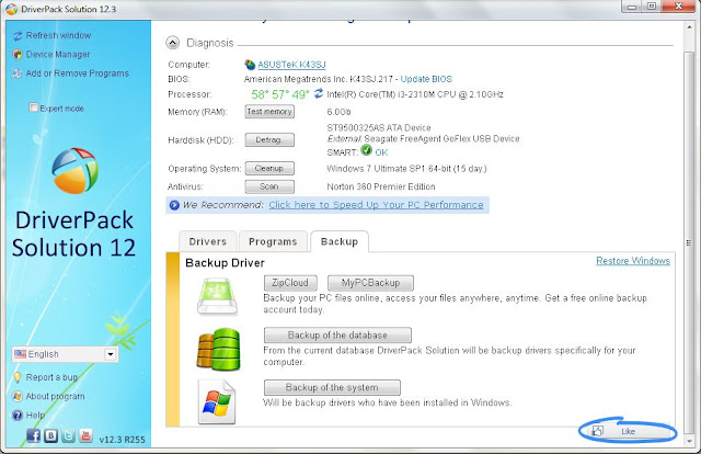 Download Driverpack Solution 12.3 R255 Final (November 2012)