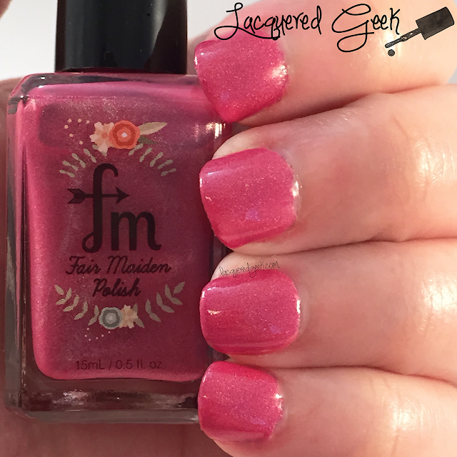 Fair Maiden Polish Stargazer nail polish swatch by Lacquered Geek