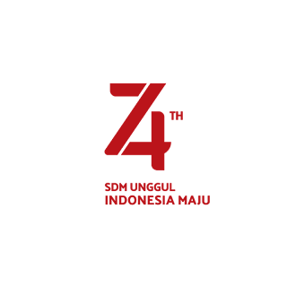 Logo HUT RI ke 74 Tahun