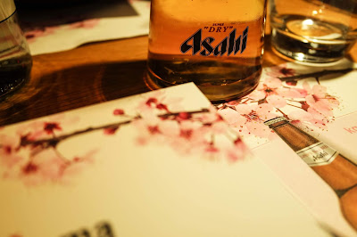 Karakuchi Pairing Menu with Wagamama & Asahi Beer on Typewriter Teeth Beer