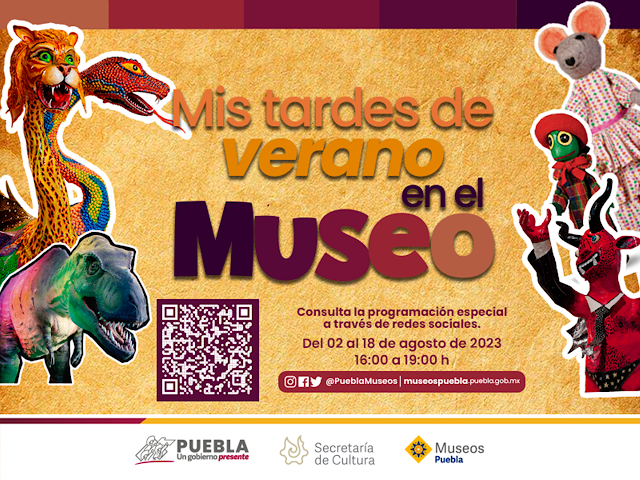 En museos, gobierno de Sergio Salomón programa actividades de verano para niñas y niños