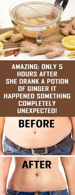 Amazing: Only 5 hours after she drank a potion of ginger it happened something completely unexpected!