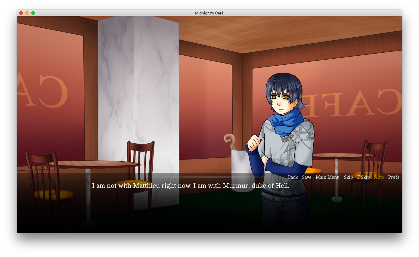 otometwist visual novel review midnight's cafe