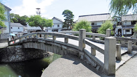岡山県の倉敷美観地区の橋