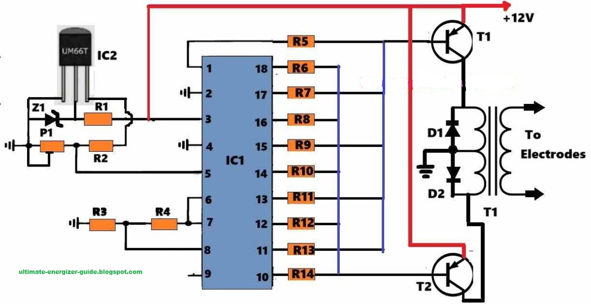Transcranial Random Noise Stimulation (tRNS) Circuit