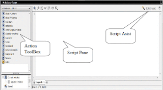 pengertian Action Script merupakan bahasa pemograman dalam Flash, yang berguna dalam pembuatan atau membangun suatu animasi, game atau media interaktif lainnya. pembuatan atau penulisan Action Script terbagi menjadi 2 jenis, yaitu FRAME SCRIPT dan OBJECT SCRIPT.