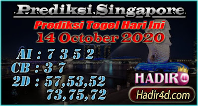 PREDIKSI TOGEL SINGAPORE 14 OCTOBER 2020