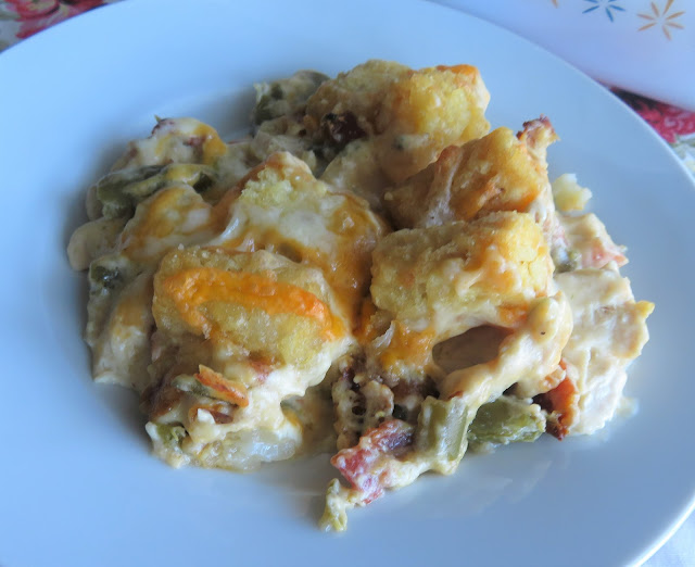 Cracked Out Chicken Tater Tot Casserole