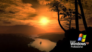 windows river montain sunset xp desktop wallpaper download