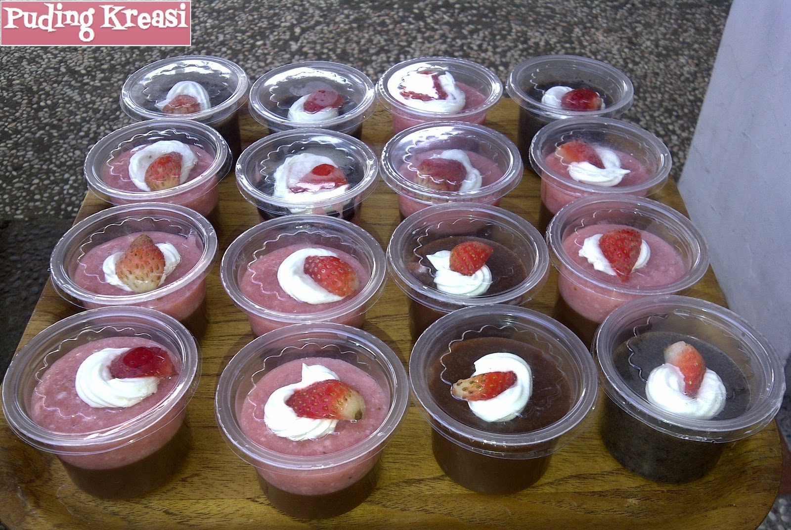 Aneka Jenis Puding Cup