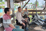 Ipda Edi Terus Gencarkan Patroli Sambang Cooling System di Dusun Penyemahan Desa Pulau Palas
