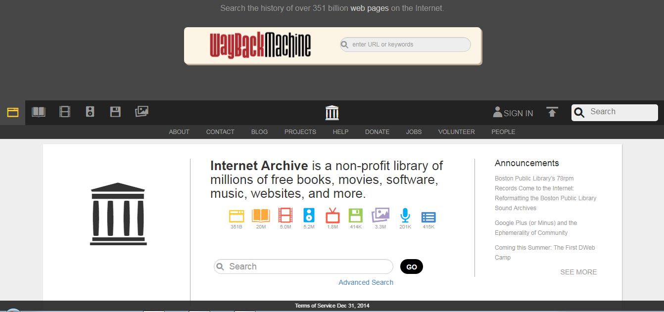 Internet archive