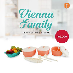 Vienna Family Peach Set 4300 ML (Set of 3)