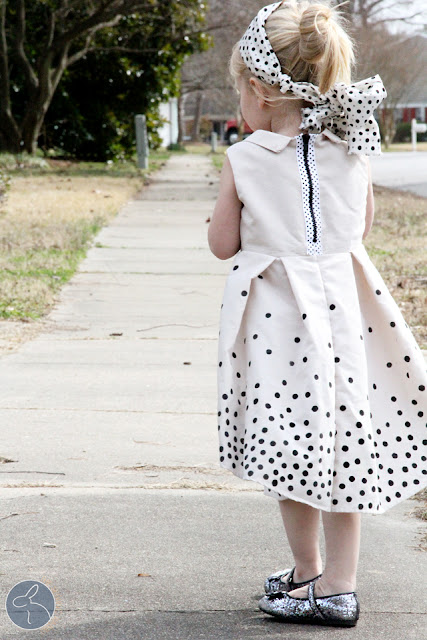 polka dot dress sewing tutorial