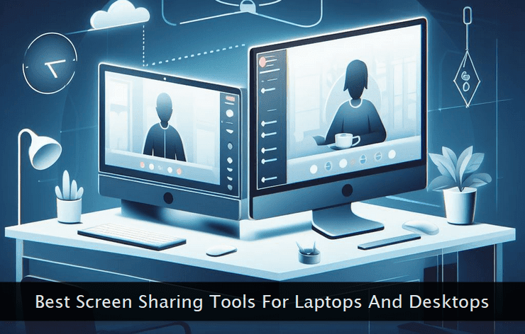 Screen sharing on two desktops