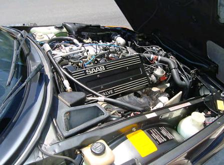 Saab 900 Turbo Engine. First Generation Saab 900