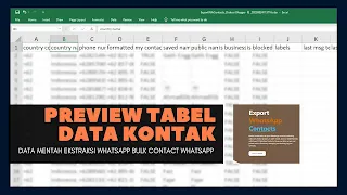 Cara Save Whatsapp Bulk Contact & Tips Import Google Contact